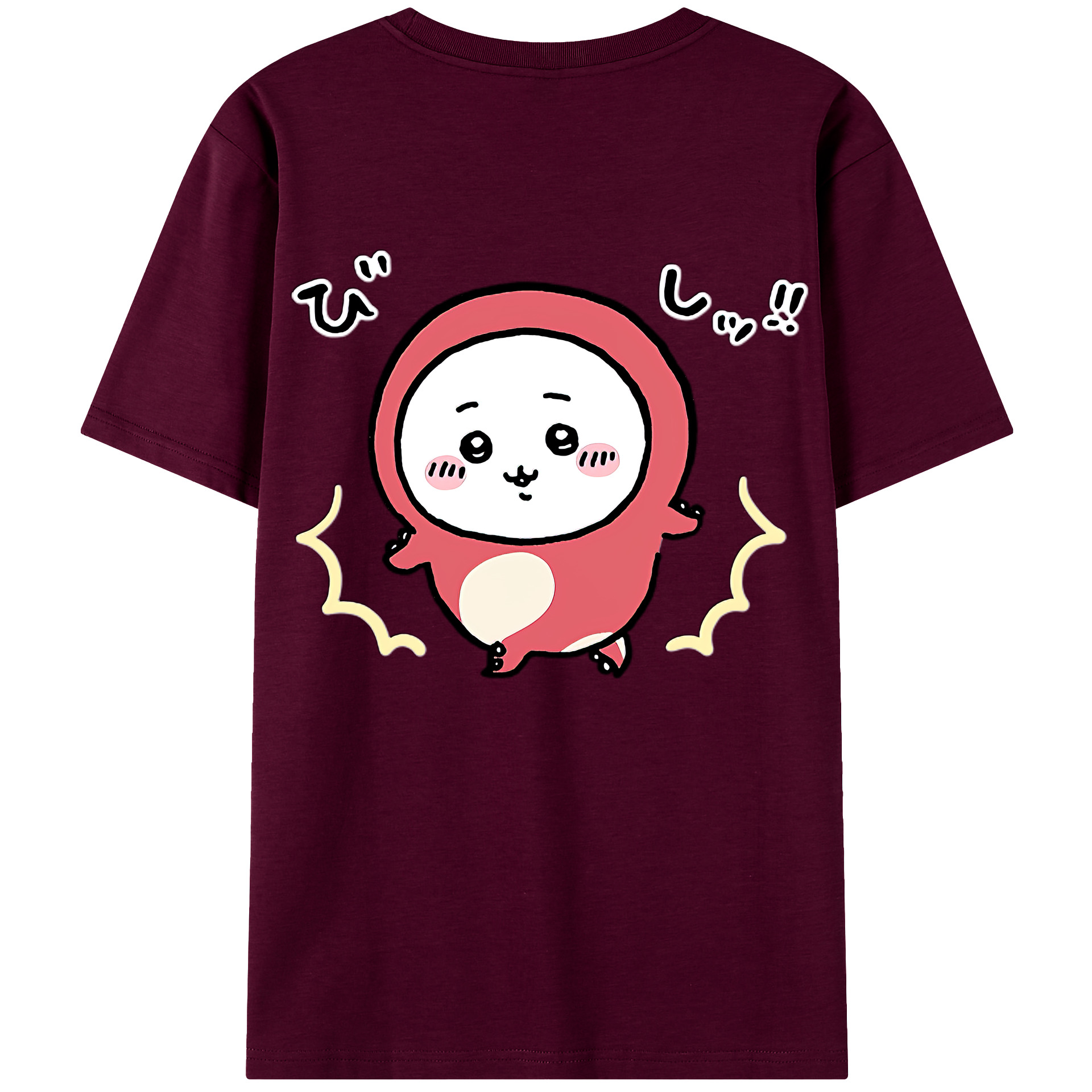 （画像用） ちいかわ ちいかわ Chii-kawa chiikawa レディース半袖Tシャツ(バックプリント)